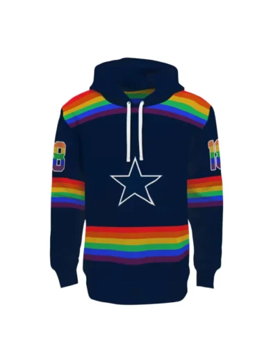 Dallas Cowboys Rainbow Hoodie