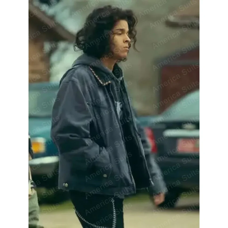 Reservation Dogs Bear Smallhill Grey Jacket