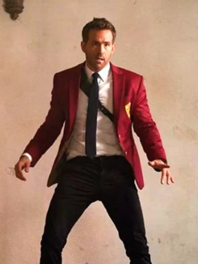Ryan Reynolds Red Notice Red Blazer
