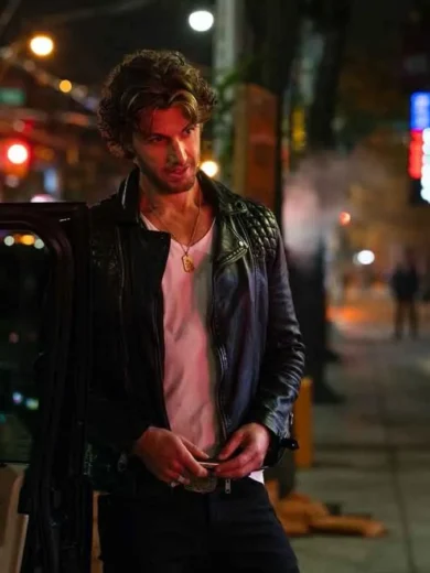 Sex/Life Adam Demos Leather Jacket