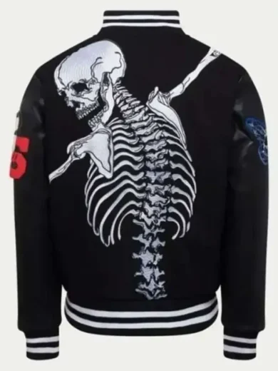 Rod Skull Godspeed Varsity Jacket