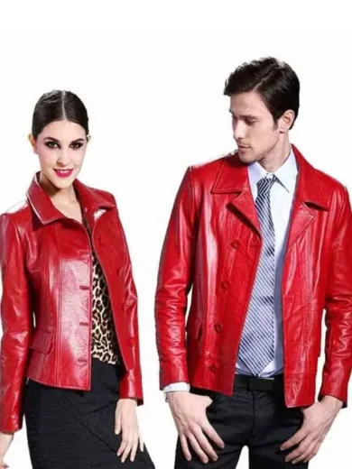 Valentine Day Red Couple Jacket