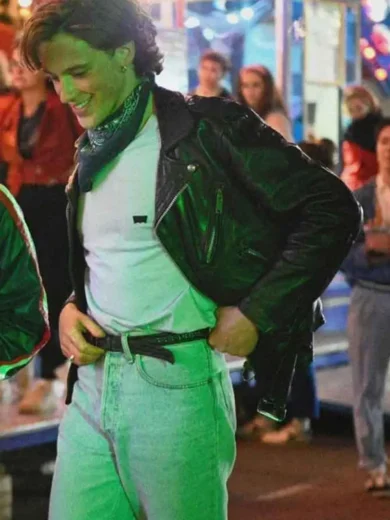 Summer of 85 David Black Leather Jacket