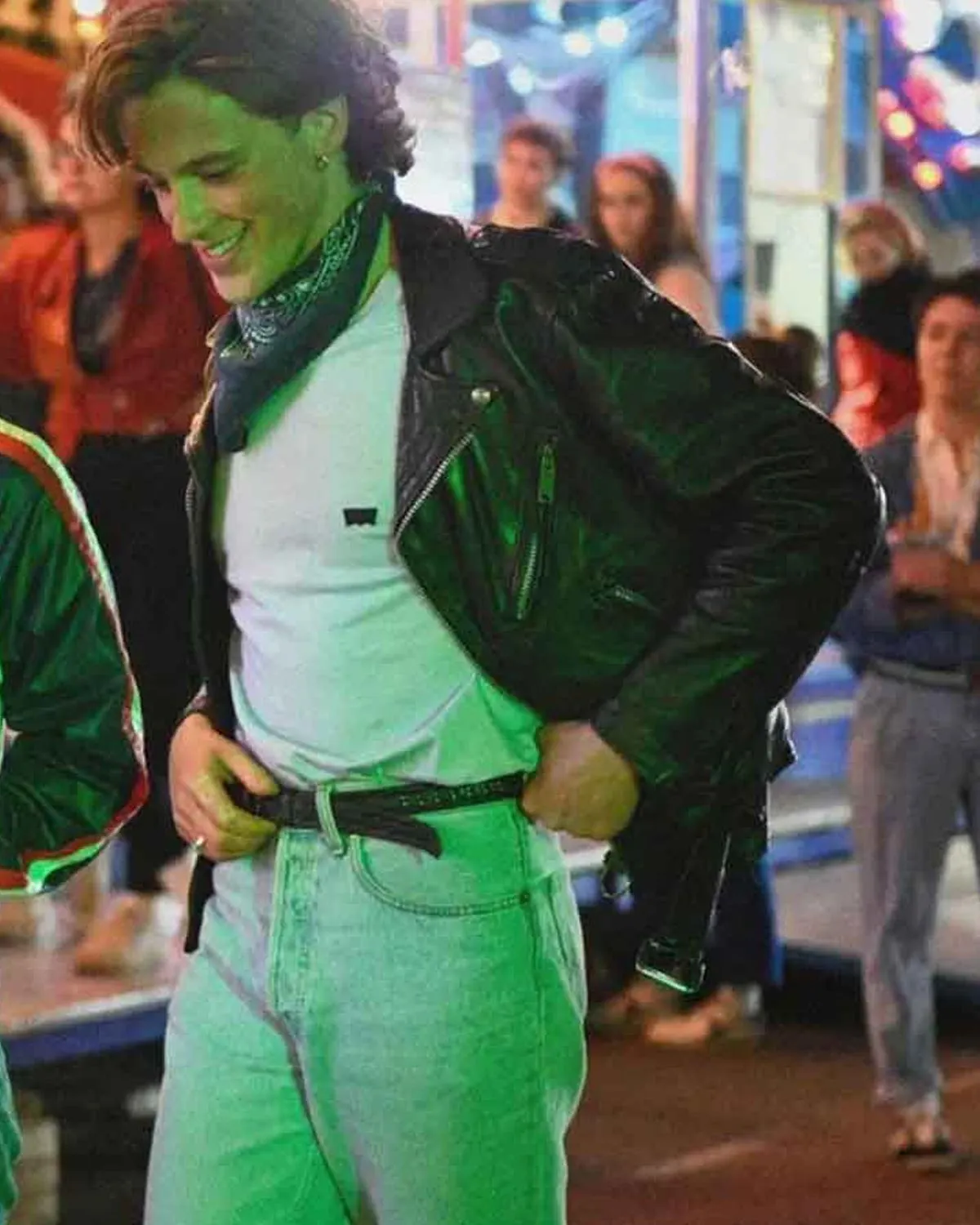 Summer of 85 David Black Leather Jacket