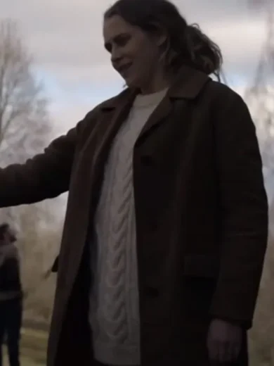 The Twin 2022 Teresa Palmer Brown Coat