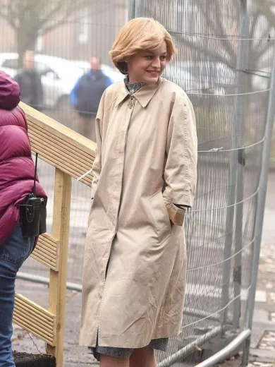 Princess Diana The Crown S04 Trench Coat