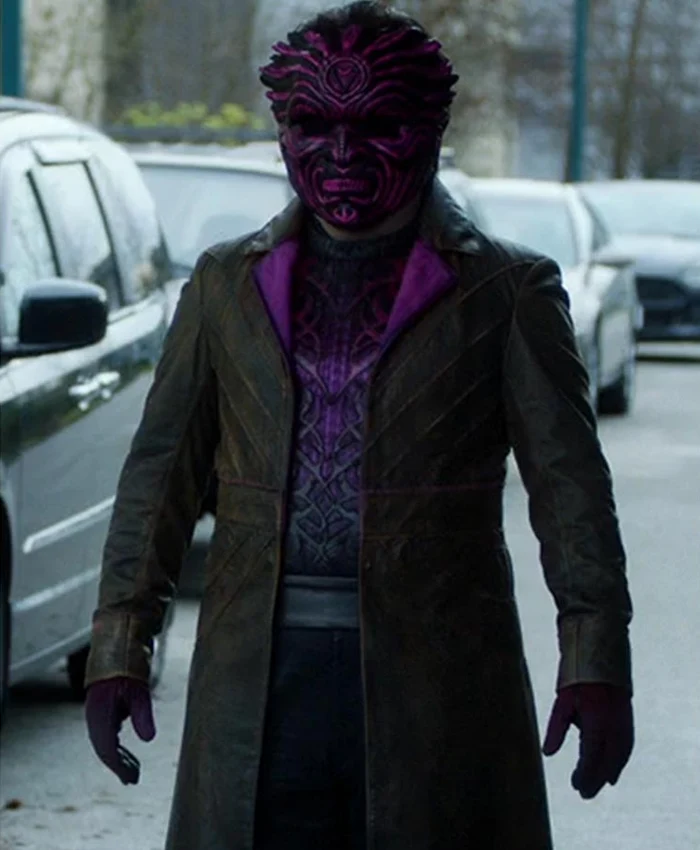 The Flash Ennis Esmer Leather Coat