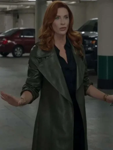 Monica Stevens The Rookie S06 Green Trench Coat