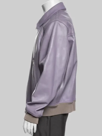 The Voice John Legend Purple Leather Jacket