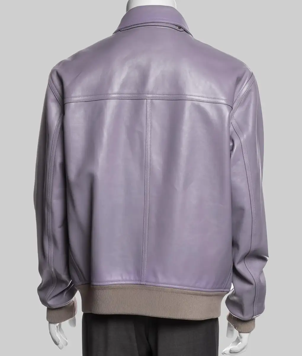 The Voice John Legend Purple Leather Jacket