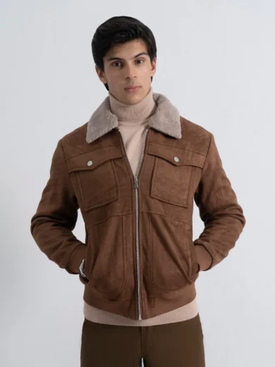 Men’s Brown Suede Jacket