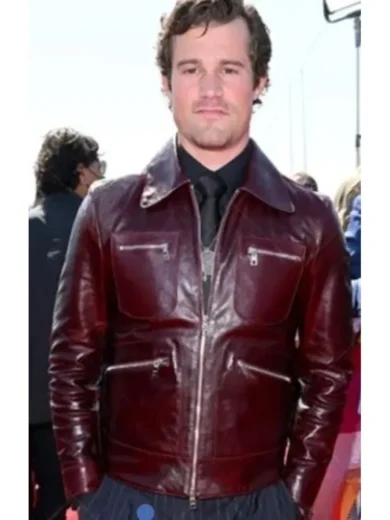 Top Gun Maverick Brigham Lennox Leather Jacket