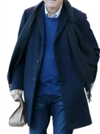 Only Murders In the Building S02 Steve Martin Black Trench Coat