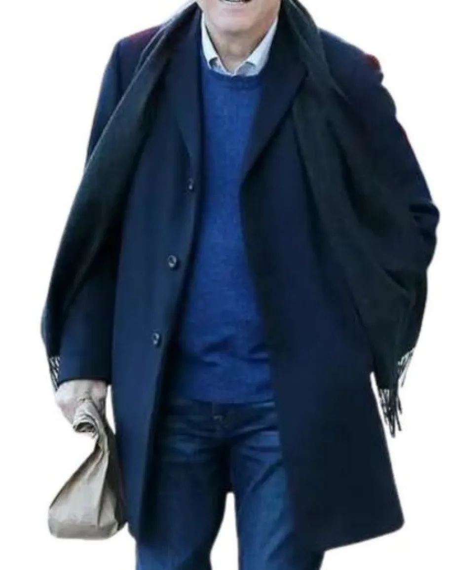 Only Murders In the Building S02 Steve Martin Black Trench Coat