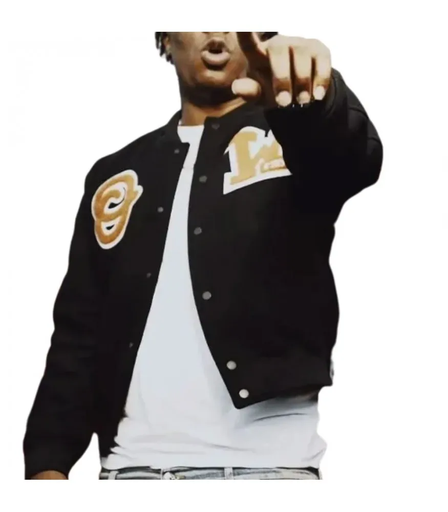 4s up Fredo Bang Varsity Jacket