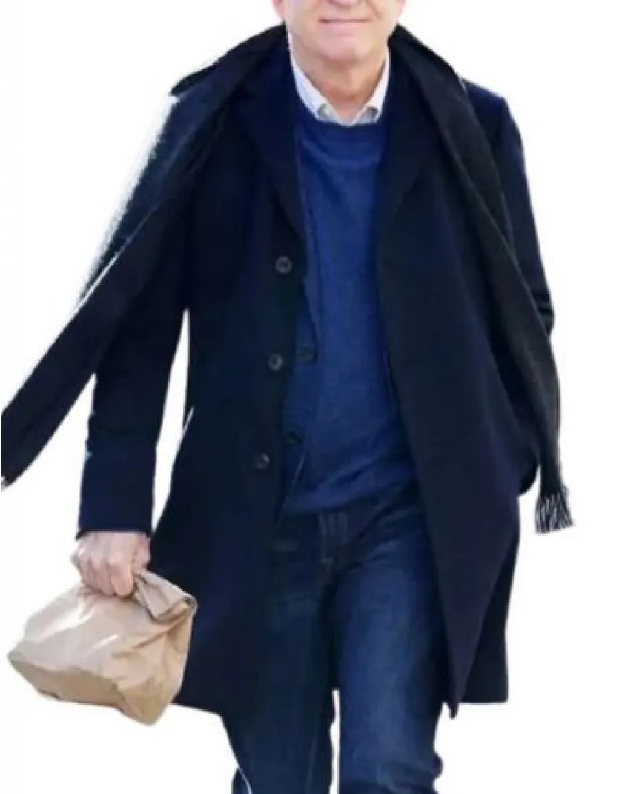 Only Murders In the Building S02 Steve Martin Black Trench Coat