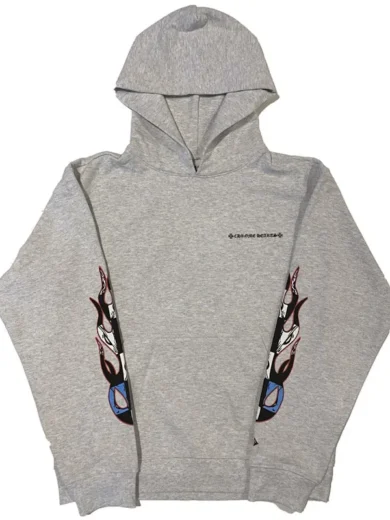 Chrome Hearts Multi Color Cross Cemetery Hoodie