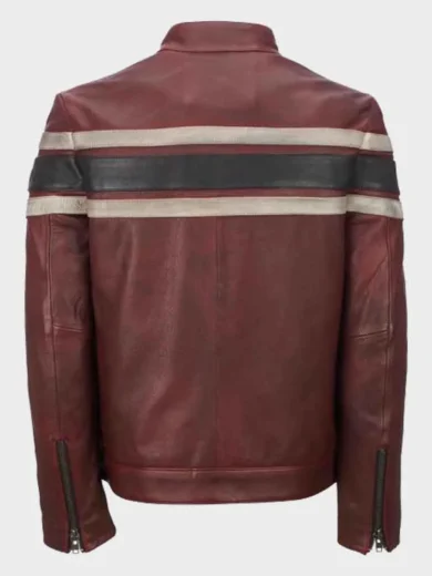 Men’s Retro Red Waxed Vintage Jacket