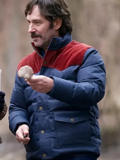 Friendship 2025 Paul Rudd Denim Puffer Jacket