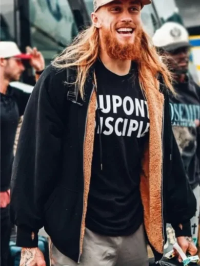 George Kittle Black Jacket