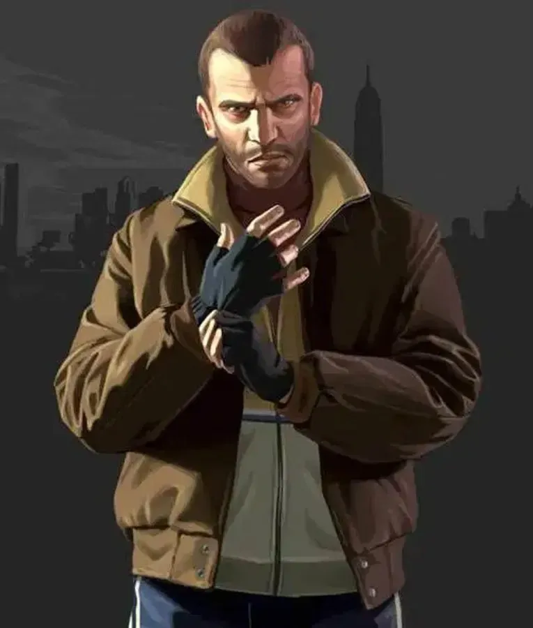 GTA 6 Niko Bellic Leather Jacket