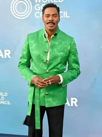 AmfAR Gala Venezia 2025 Colman Domingo Green Blazer