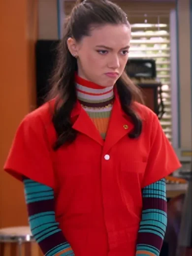 Electric Bloom 2025 Ruby Marino Multicolor Striped Turtleneck Sweater