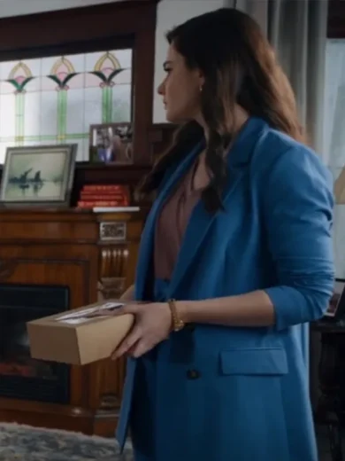 Make Me A Match 2023 Eva Bourne Blue Blazer