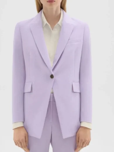 Platonic S2 Rose Byrne Light Purple Suit