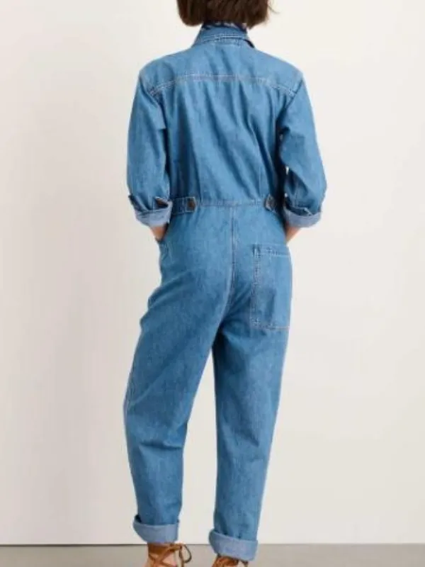 With Love Meghan S2 Christina Tosi Denim Jumpsuit