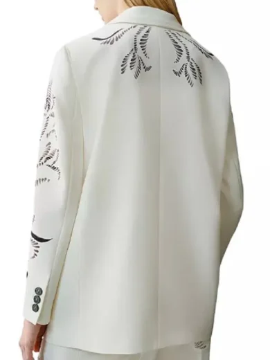 Beyond the Gates 2025 Tamara Tunie Printed Blazer