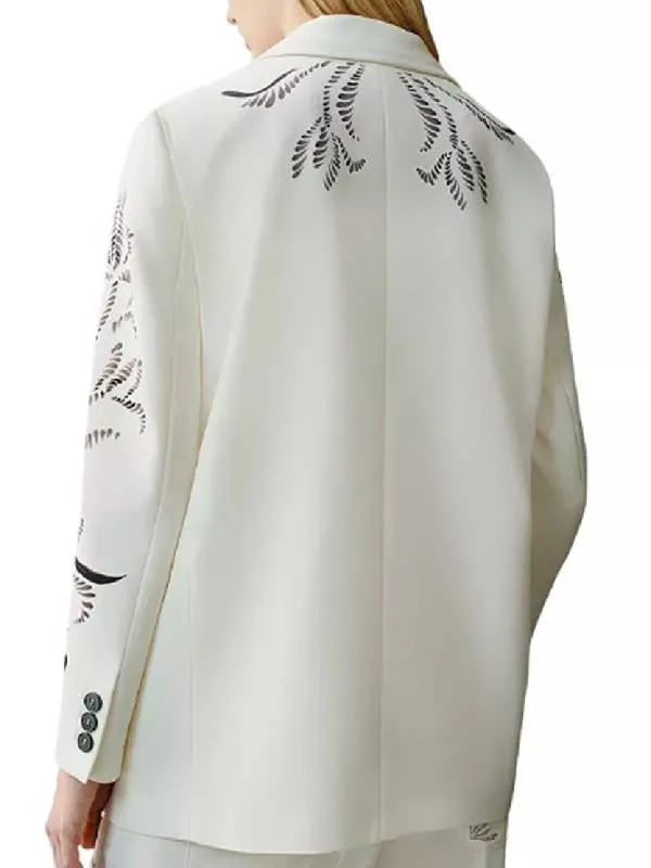 Beyond the Gates 2025 Tamara Tunie Printed Blazer
