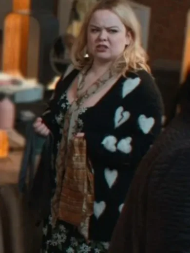 Big Mood 2024 Nicola Coughlan Hearts Cardigan