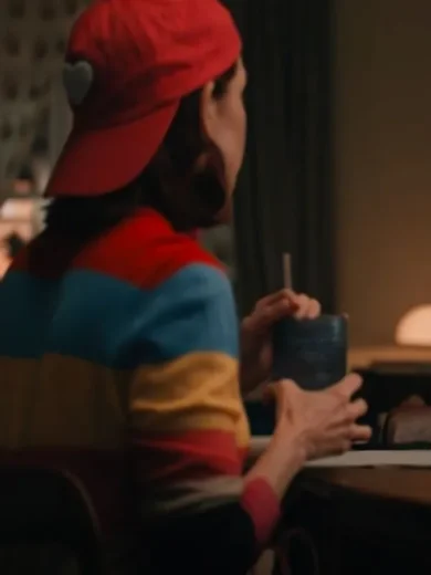 Elsbeth S2 Carrie Preston Rainbow Sweater