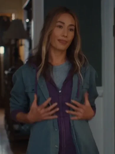 Fear The Night 2023 Maggie Q Gray Jacket