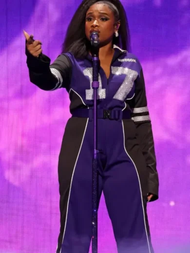 Jennifer Hudson Performing All Star Game halftime Jumpsuit