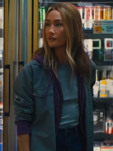 Fear The Night 2023 Maggie Q Gray Jacket