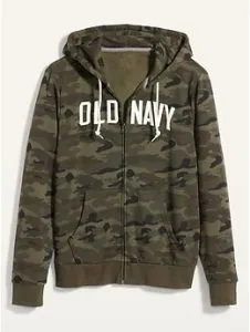Old Navy Camo Zip-Up Hoodie