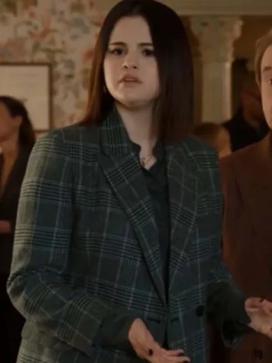 Only Murders in the Building S02 Mabel Mora Plaid Coat