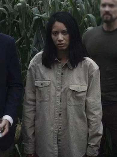 Escape The Field Elena Juatco Beige Jacket