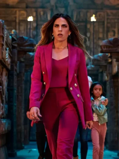 Day Shift 2022 Karla Souza Pink Blazer