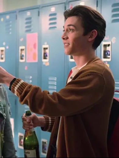 Tall Girl 2 Jack Dunkleman Brown Cardigan