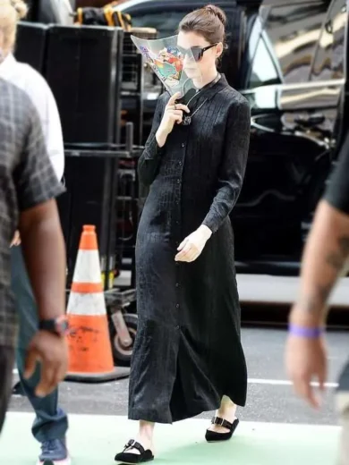 WeCrashed Anne Hathaway Button-up Dress