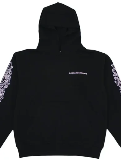 Chrome Hearts Matty Boy Shoulder Logo Hoodie -Black