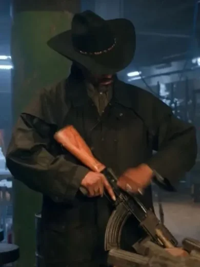 Day Shift 2022 Snoop Dogg Black Coat