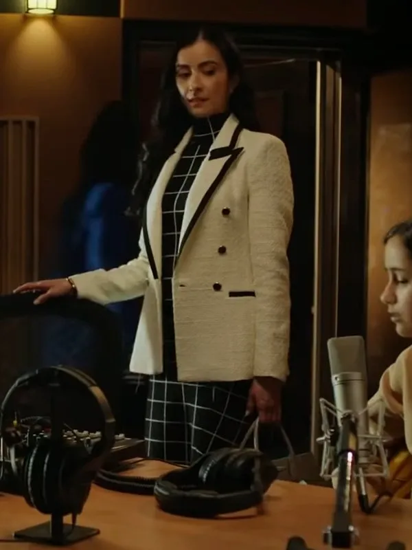 Love and the Radio Star Laura Miyata White Blazer