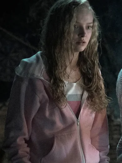 My Best Friends Exorcism Gretchen Pink Jacket