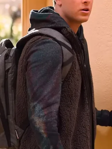 Never Have I Ever S03 Ben Gross Shearling Vest