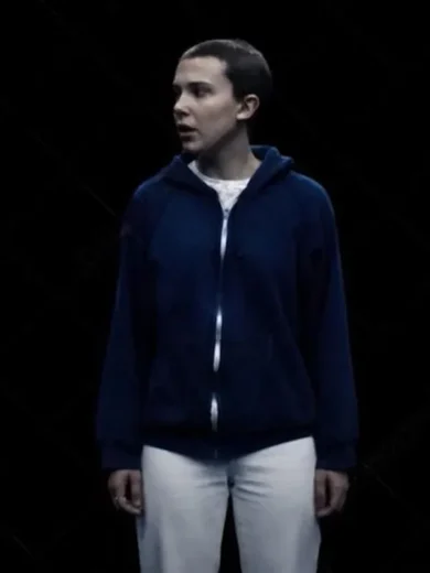 Stranger Things S04 Eleven Blue Hoodie