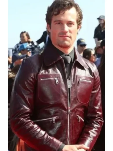 Top Gun Maverick Brigham Lennox Leather Jacket